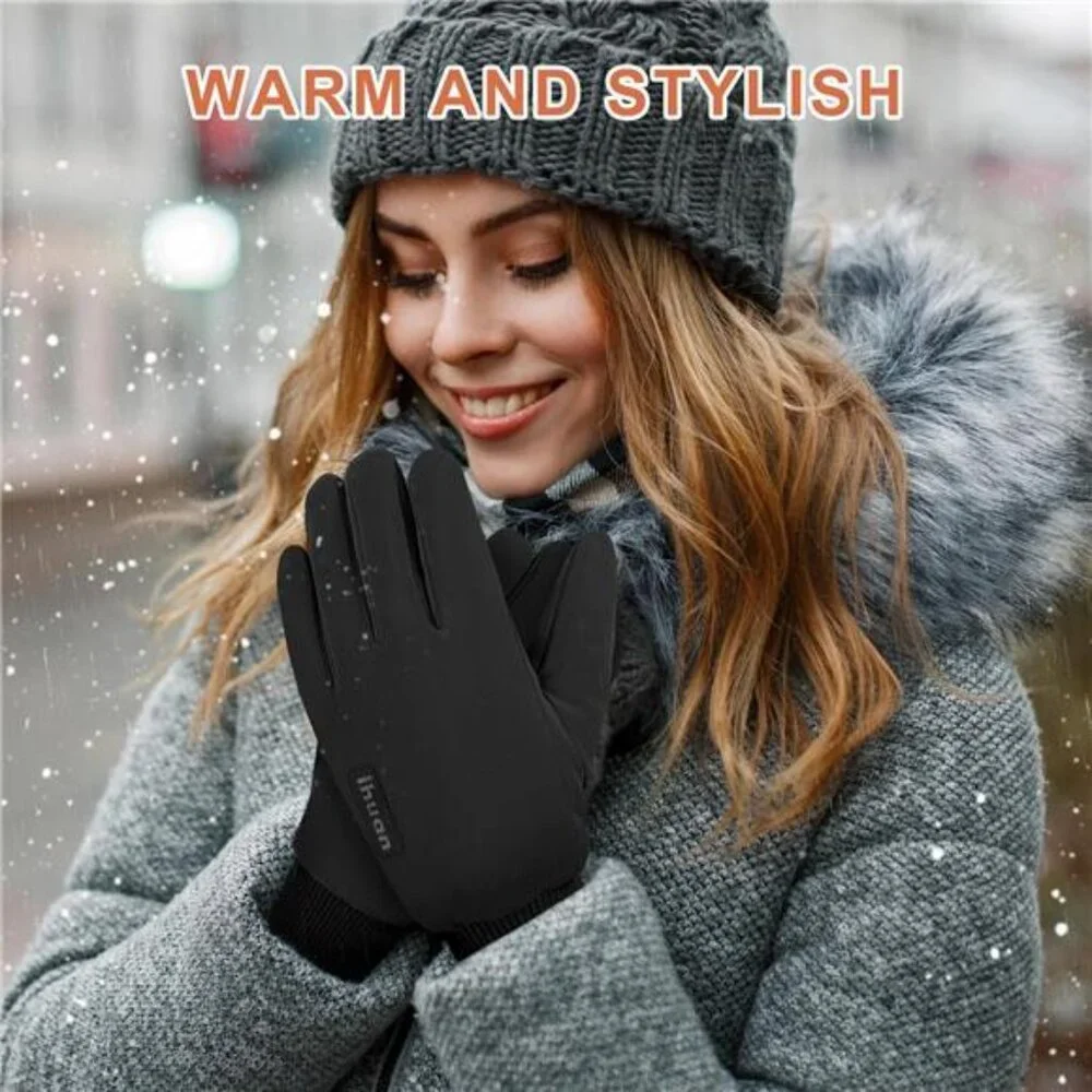 Unisex Winter Waterproof Gloves Snow Ski Thermal Touchscreen Finger